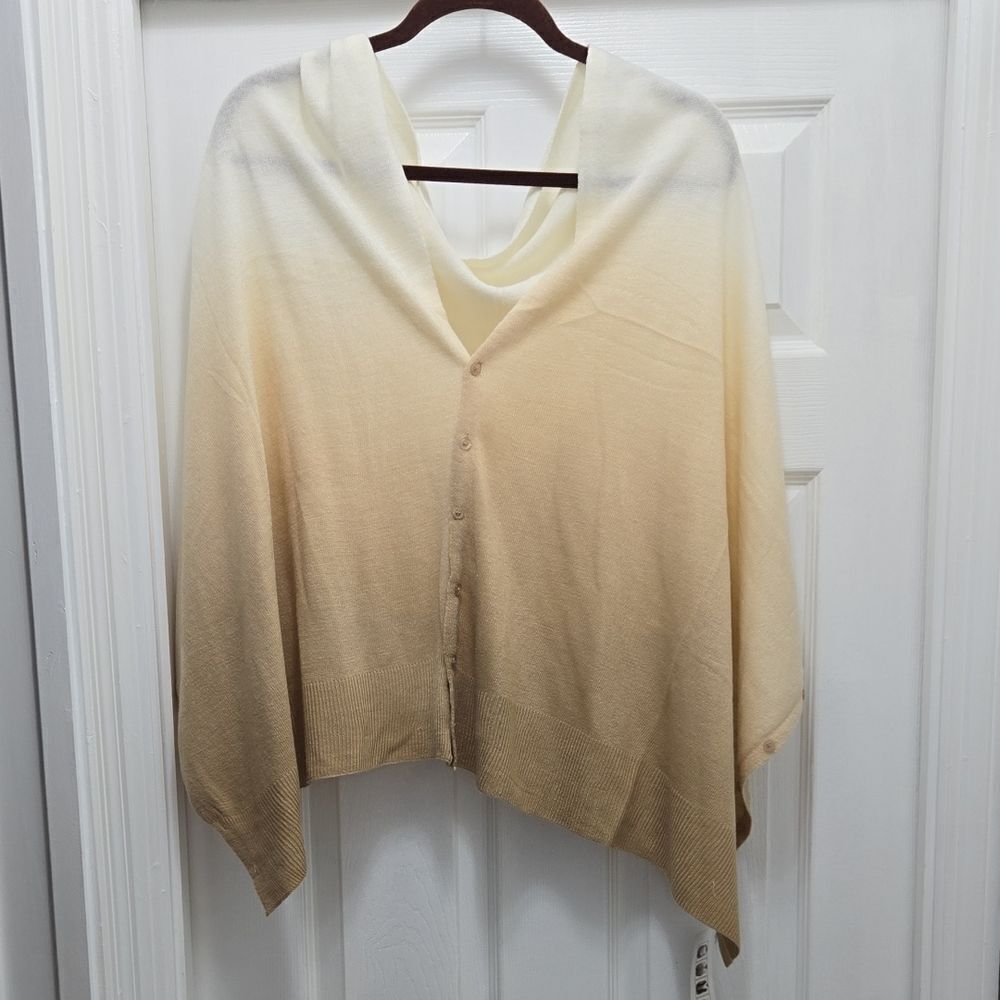 Gradient Beige and Cream Cardigan
